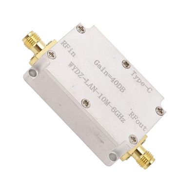 DANFANWAN Low Noise Amplifier 40DB Gain 10M To 6GHz Precise Transmission LNA RF Power Tool