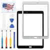 for Samsung Galaxy Tab S3 9.7 T820 T825 Screen Replacement SM-T820 SM-T825 SM-T825Y Front Outer Glass Panel Screen Lens Repair Parts Kit with Tools (Not Touch Digitizer & LCD) (White) view 1