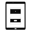 for Samsung Galaxy Tab S3 9.7 T820 T825 Screen Replacement SM-T820 SM-T825 SM-T825Y Front Outer Glass Panel Screen Lens Repair Parts Kit with Tools (Not Touch Digitizer & LCD) (White) view 3