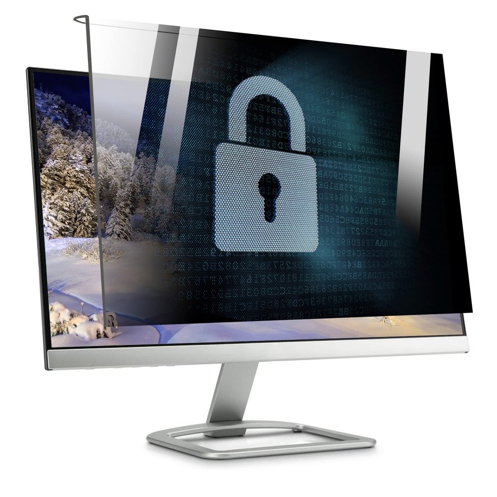 JCSKY 17-32 Inch Computer Monitor Privacy Screen Filter, Anti-Spy Anti-Blue Light, Hanging Acrylic Protector Film, Reduce Glare Reflection and Eyes Strain,20in(458270mm)