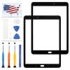 for Samsung Galaxy Tab S3 9.7 T820 T825 Screen Replacement SM-T820 SM-T825 SM-T825Y Front Outer Glass Panel Screen Lens Repair Parts Kit with Tools (Not Touch Digitizer & LCD) (Black) view 1