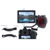 FEELWORLD F5 Pro V4 6 Inch Touch Screen DSLR Camera Field Monitor with 3D LUT,IPS FHD 1920x1152 with F970 Install and Power Kit to External Wireless Transmission + LED Light view 3
