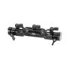 CAMVATE 15mm & 19mm Railblock Rod Clamp with Extendable(198mm to 255mm) Rosette M6 Mounts for Shoulder Mount Rig - 3007 view 1