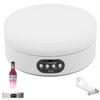 fotoconic Glowing LED Motorized Rotating Display Stand, 6.3"/16cm Rotary Turntable for Wine, Collectible, Artwork Sculpture, Bottle Product Display 360 Photography view 1