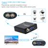 Video Converter 4K TVI/AHD/CVI to HDMI/CVBS/VGA Converter Support 720P/1080P/3MP/4MP/5MP/8MP Camera Input, 1ch BNC Loop Out for Monitor or DVR, Compatible with HKVISION/DAHUAE/TVIT 3K Camera view 3