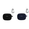 2 Pack DAYJOY Soft Silicone Protective Case Cover Compatible with JBL Wave 200TWS/Vibe 200TWS/JBL Vibe Beam/Wave Beam 2 Earbuds, Protective Skin Sleeve with Key Chain (Black+Blue) view 1