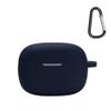 2 Pack DAYJOY Soft Silicone Protective Case Cover Compatible with JBL Wave 200TWS/Vibe 200TWS/JBL Vibe Beam/Wave Beam 2 Earbuds, Protective Skin Sleeve with Key Chain (Black+Blue) view 3