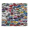 100pcs JDM Racing Car Stickers - Waterproof VSCO Vinyl Stickers for Kids, Laptops, Hydro Flask, Water Bottles, Kids Helmets, Computers view 1