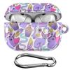 Cavka Case Compatible with Airpods Pro & Pro 2 Airpods 3-2-1 Gen Ouija Full Body Magic Protective Tarot Cards Lock Clip Cover with Keychain Witchcraft Spooky Plastic Shell Design Portable Print view 1