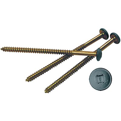 3" Lifetime Vinyl Painted Screws, Wedgewood Blue (4/Bag)