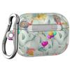 Cavka Case Compatible with Airpods Pro & Pro 2 Airpods 3-2-1 Gen Kids Protective Design Full Body Plastic Shell Kawaii Cartoon Print Round Elephant Lock Clip Animal Cover with Keychain Portable view 4