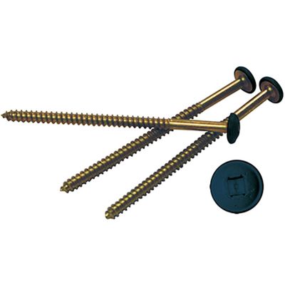 3" Lifetime Vinyl Painted Screws, Midnight Blue (8/Bag)