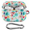 Cavka Case Compatible with Airpods Pro & Pro 2 Airpods 3-2-1 Gen Cute Adorable Design Rainbow Protective Cover with Keychain Portable Baby Elephant Lock Clip Plastic Shell Full Body Print Animal view 1