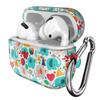 Cavka Case Compatible with Airpods Pro & Pro 2 Airpods 3-2-1 Gen Cute Adorable Design Rainbow Protective Cover with Keychain Portable Baby Elephant Lock Clip Plastic Shell Full Body Print Animal view 2