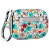 Cavka Case Compatible with Airpods Pro & Pro 2 Airpods 3-2-1 Gen Cute Adorable Design Rainbow Protective Cover with Keychain Portable Baby Elephant Lock Clip Plastic Shell Full Body Print Animal view 4