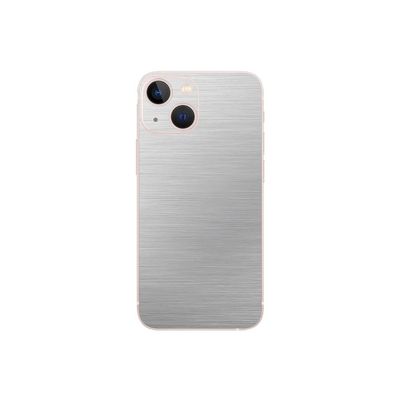 MightySkins Skin Compatible with Apple iPhone 13 Mini - Cold Steel | Protective, Durable, and Unique Vinyl Decal wrap Cover | Easy to Apply, Remove, and Change Styles | Made in The USA