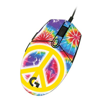 MightySkins Skin Compatible with Logitech G203 Lightsync/Prodigy - Peaceful Explosion | Protective, Durable, and Unique Vinyl Decal wrap Cover | Easy to Apply and Change Styles | Made in The USA