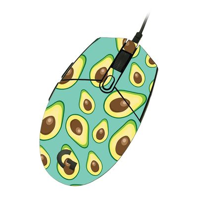 MightySkins Skin Compatible with Logitech G203 Lightsync/Prodigy - Seafoam Avocados | Protective, Durable, and Unique Vinyl Decal wrap Cover | Easy to Apply & Change Styles | Made in The USA