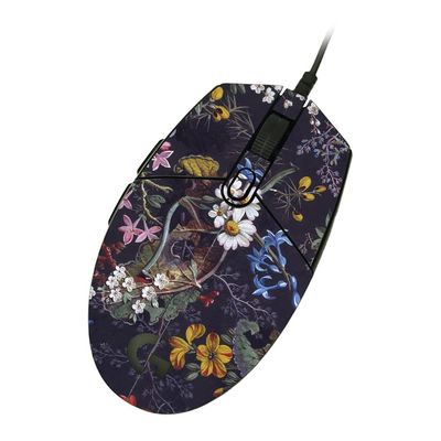 MightySkins Skin Compatible with Logitech G203 Lightsync/Prodigy - Midnight Blossom | Protective, Durable, and Unique Vinyl Decal wrap Cover | Easy to Apply & Change Styles | Made in The USA