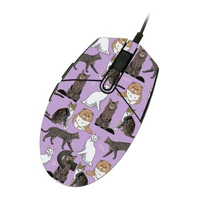 MightySkins Skin Compatible with Logitech G203 Lightsync/Prodigy - Cat Chaos | Protective, Durable, and Unique Vinyl Decal wrap Cover | Easy to Apply, Remove, and Change Styles | Made in The USA