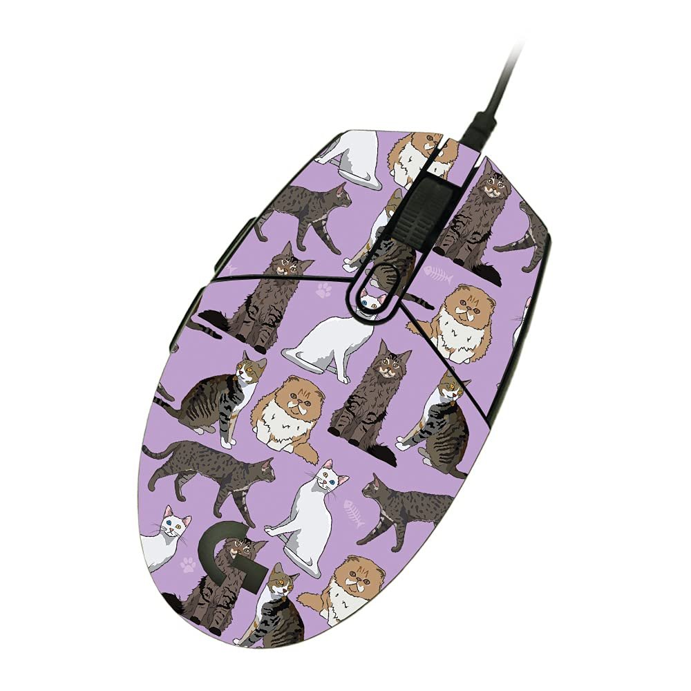 MightySkins Skin Compatible with Logitech G203 Lightsync/Prodigy - Cat Chaos | Protective, Durable, and Unique Vinyl Decal wrap Cover | Easy to Apply, Remove, and Change Styles | Made in The USA