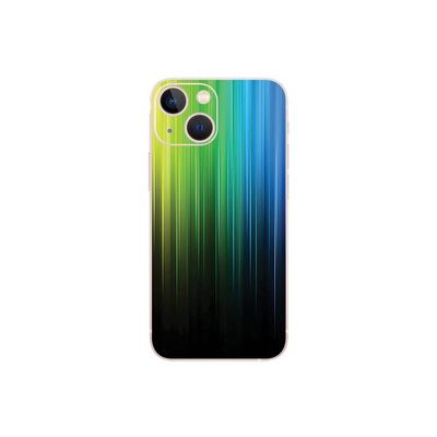 MightySkins Skin Compatible with Apple iPhone 13 Mini - Rainbow Streaks | Protective, Durable, and Unique Vinyl Decal wrap Cover | Easy to Apply, Remove, and Change Styles | Made in The USA
