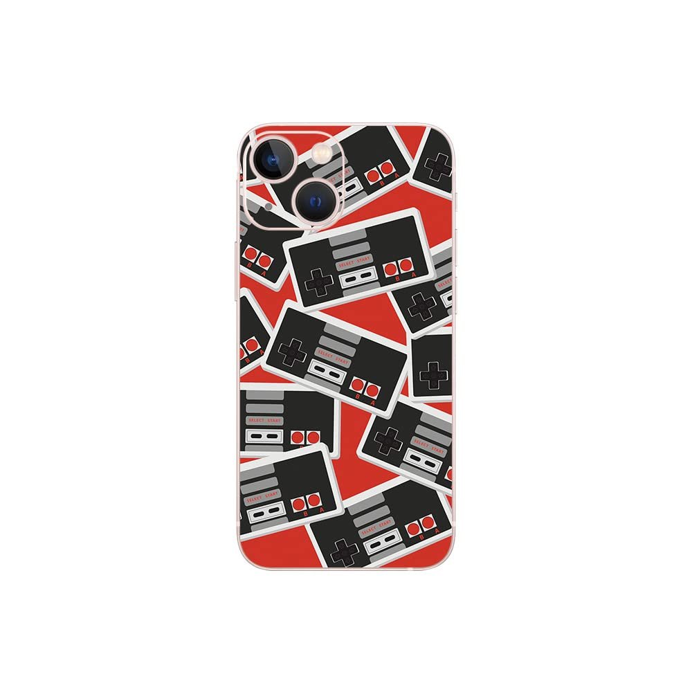 MightySkins Skin Compatible with Apple iPhone 13 Mini - Retro Controllers 3 | Protective, Durable, and Unique Vinyl Decal wrap Cover | Easy to Apply and Change Styles | Made in The USA