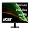 acer SB241Y Abi 23.8" Full HD (1920 x 1080) VA Zero-Frame Home Office Monitor | AMD FreeSync Technology | Ultra-Thin Stylish Design Vision Care | Low Blue Light | Tilt | HDMI & VGA Ports view 1