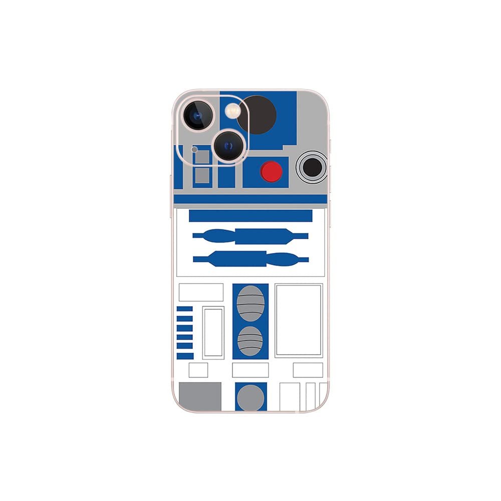 MightySkins Skin Compatible with Apple iPhone 13 Mini - Cyber Bot | Protective, Durable, and Unique Vinyl Decal wrap Cover | Easy to Apply, Remove, and Change Styles | Made in The USA