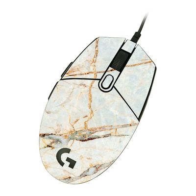 MightySkins Skin Compatible with Logitech G203 Lightsync/Prodigy - Antique Marble | Protective, Durable, and Unique Vinyl Decal wrap Cover | Easy to Apply & Change Styles | Made in The USA