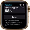 Apple Watch Series 6 (GPS + Cellular, 40mm) Gold Stainless Steel Case with Deep Navy Sport Band (Renewed) view 3