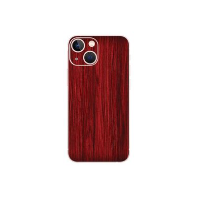 MightySkins Skin Compatible with Apple iPhone 13 Mini - Cherry Grain | Protective, Durable, and Unique Vinyl Decal wrap Cover | Easy to Apply, Remove, and Change Styles | Made in The USA