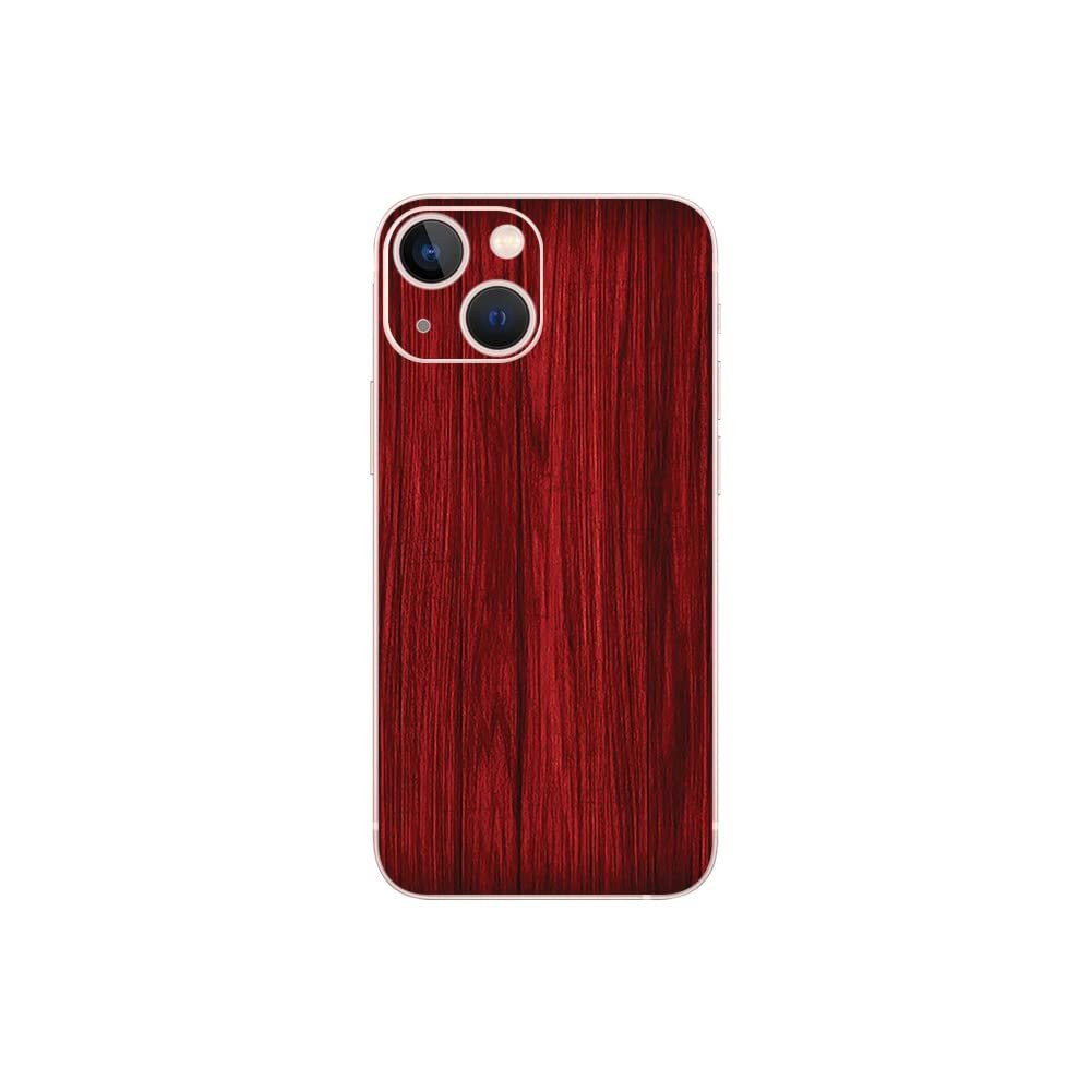 MightySkins Skin Compatible with Apple iPhone 13 Mini - Cherry Grain | Protective, Durable, and Unique Vinyl Decal wrap Cover | Easy to Apply, Remove, and Change Styles | Made in The USA