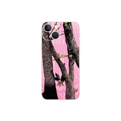 MightySkins Skin Compatible with Apple iPhone 13 Mini - Pink Tree Camo | Protective, Durable, and Unique Vinyl Decal wrap Cover | Easy to Apply, Remove, and Change Styles | Made in The USA