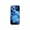 MightySkins Skin Compatible with Apple iPhone 13 Mini - Blue Flames | Protective, Durable, and Unique Vinyl Decal wrap Cover | Easy to Apply, Remove, and Change Styles | Made in The USA view 1