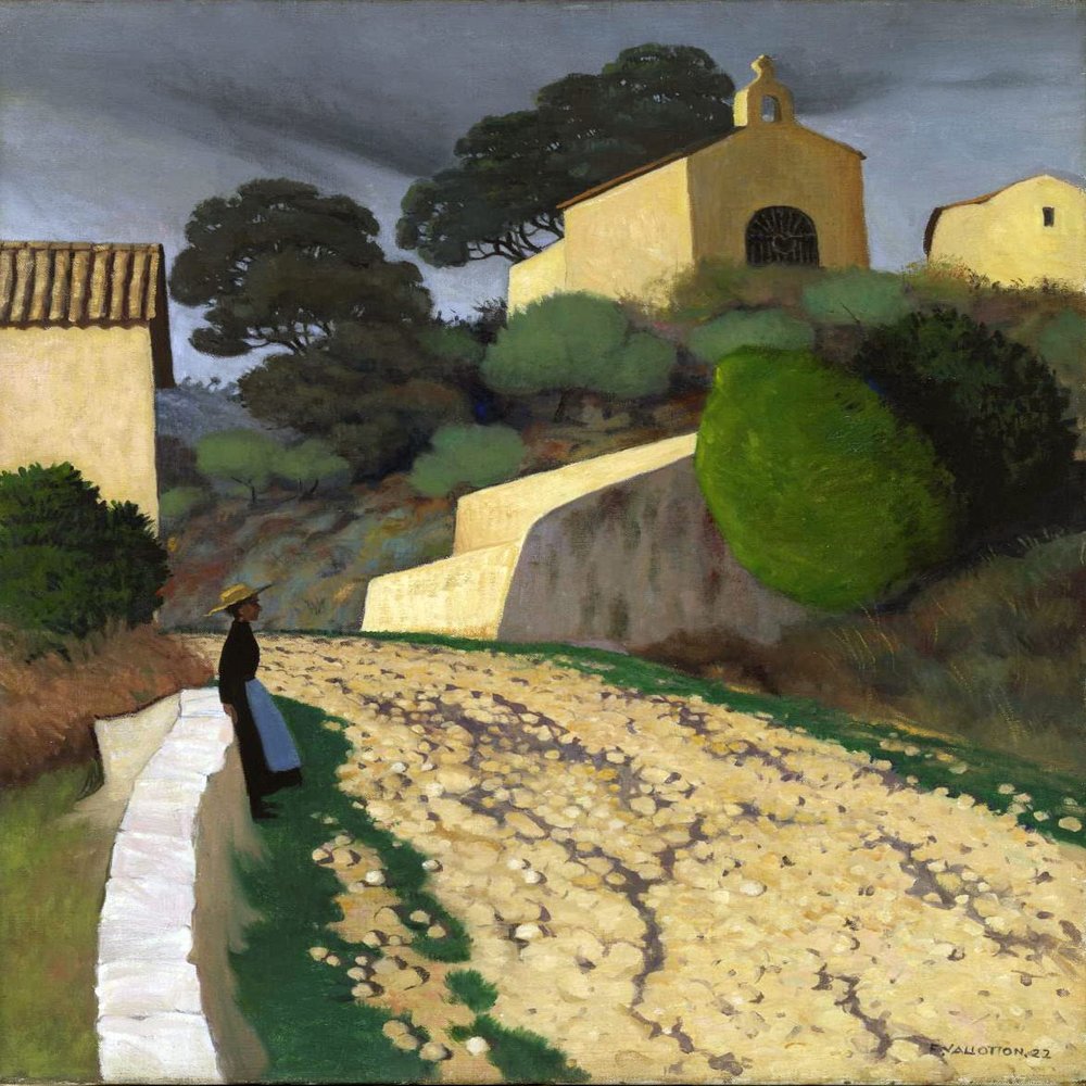 Flix Vallotton : Road at St Paul (Var) : 1922 : Archival Quality Art Print