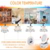 CLOUDY BAY 4inch 5 Color LED Gimbal Lights Bundle view 2