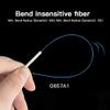 10Gtek FTTH Cable Single Fiber Indoor/Outdoor Optical Fiber Drop Cable, G657A1, 2 Core Single Mode, 9/125, LSZH Jacket, 1 Steel Wire+2 FRP Strength Member, Black, 300-Meter(1000-ft)/Roll view 2