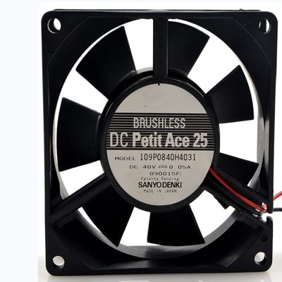 109P0840H4031 90x90x25mm 40V 0.05A 9CM 2-Wire Cooling Fan