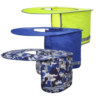 TOPTIE 3 Pack Hard Hat Sun Shade, Visor Brim Sunshade, High Visibility Reflective