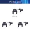 Auniwaig Round Cable Wire Strain Relief Bush Grommet, Round Strain Relief Bushing Electric Cable Protection Cord Buckle, for Electric Insulation Protection Cable Cord Buckle Sleeve, 5P-4, 100 Pcs view 2