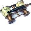 3 Inches Opera Glasses Binoculars for Adults with Handle- Captain's Mother of Pearl Solid Brass Opera Glasses Binoculars-Pocket Size Handel Binoculars for Kids, Bird Watching, Hunting view 1