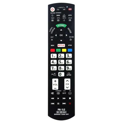 Replacement Remote fit for Panasonic TV LED LCD Viera 3D Smart TV & 4K TV, Compatible with N2QAYB000571 N2QAYB000100 N2QAYB000102 N2QAYB000103 N2QAYB000177 N2QAYB000321 N2QAYB000485 N2QAYB000486