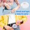 9 Pcs Charging Cord Organizer Portable Charger Cord Holder Round Storage Cable Winder Retractable Cable Management Flexible USB Cable Reel for Home Office Classroom, Transparent view 3
