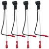 72-5600 Speaker Adapter Harness is Suitable for Ford, Chevrolet, GMC, Mazda Lincoln, car Front and Rear Door Audio Harnesses (4 Pieces) view 1