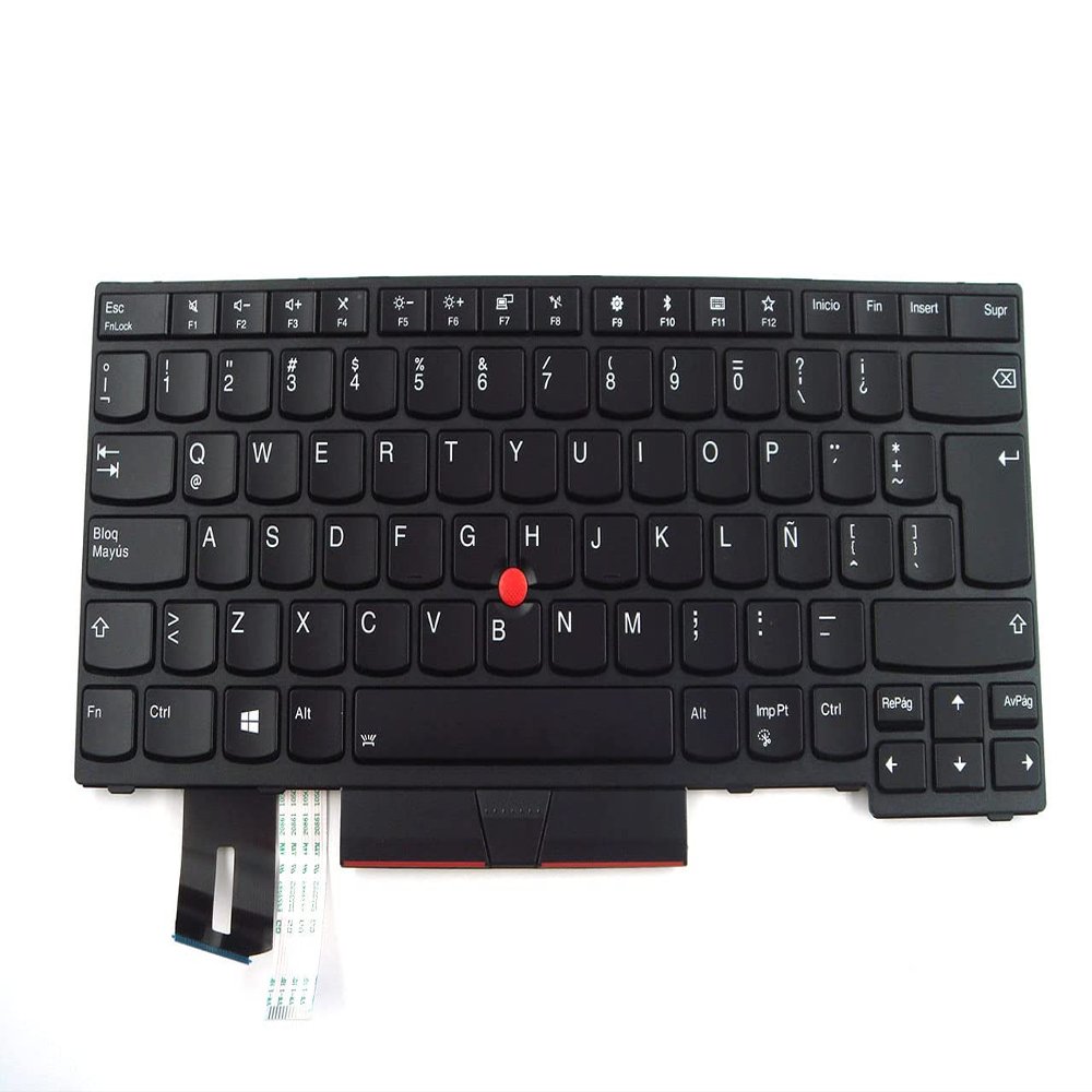 Bayjebu Parts for Lenovo ThinkPad T480S T490 T495 P43S Keyboard Latin Spanish Backlit LAS 01YP363 01YP523