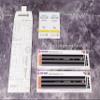 Grey and Black Stripe Design Wrapping Matte Vinyl Skin for Apple Pencil 2nd and Apple Pencil Pro, 2 Units Include (Grey and Black Stripe, S-16) view 2