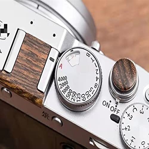 Wooden Surface Camera Soft Shutter Release Button with Hot Shoe Cover (Color : Yellow 1 Set)