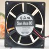 109p0812a202 80x80x32mm 12V 0.56A 4600RPM 53.67CFM san Ace 80 8cm 2-Wire Cooling Fan view 1