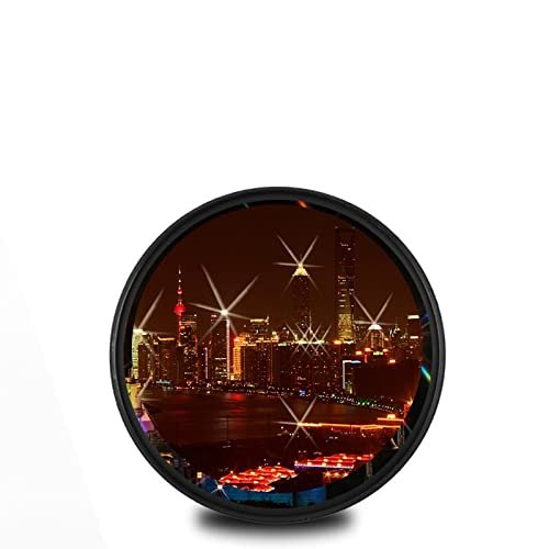 Starburst Effect Filter Star Starlight Lens Eight-line Link Cross Camera Filter SLR Accessories (Diameter : 77mm)